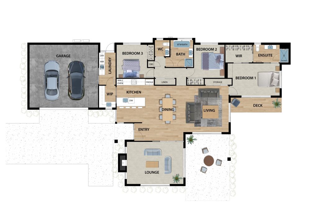 Allenton floor plan