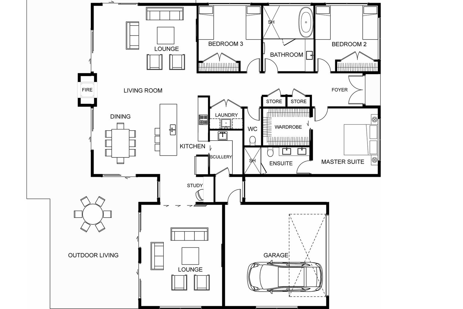 Amelie floor plan