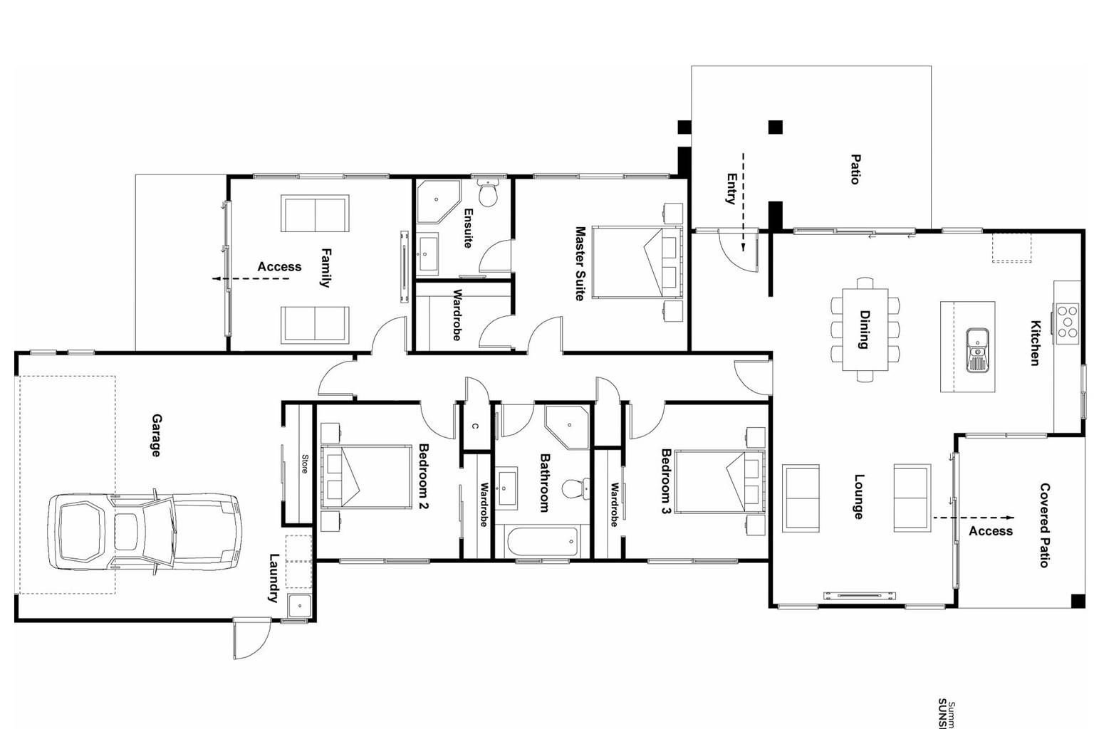 Gilbransen floor plan