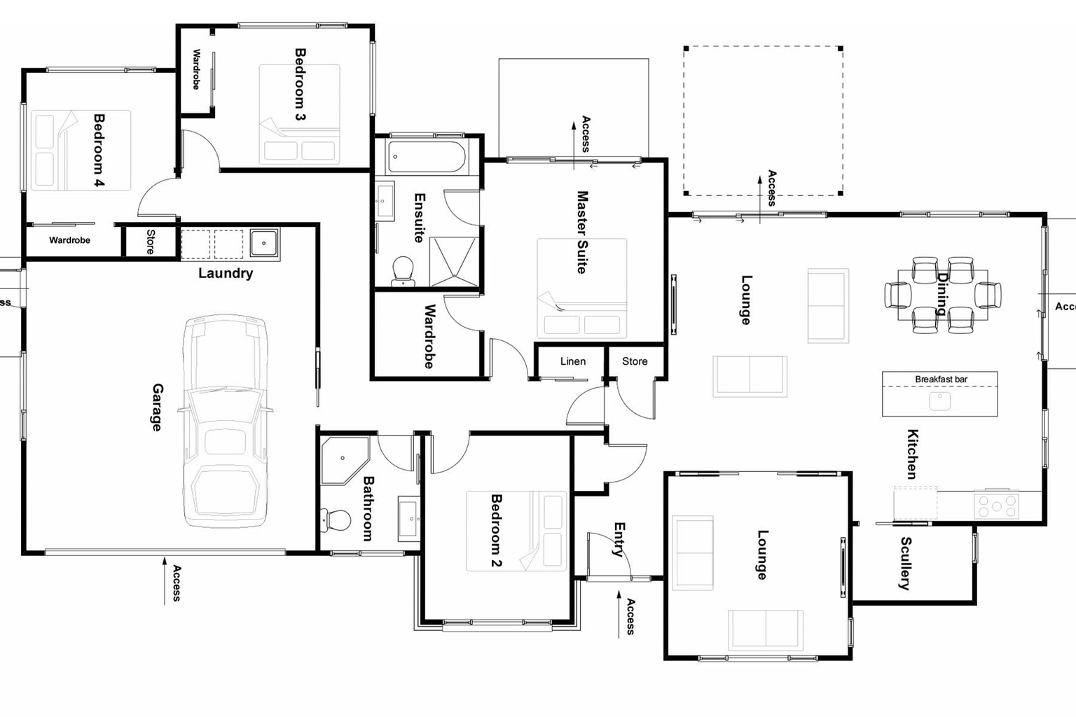 Westward floor plan