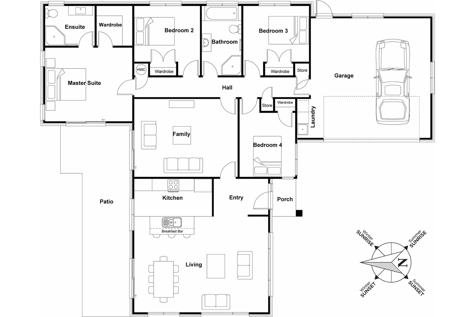 Orewa floor plan