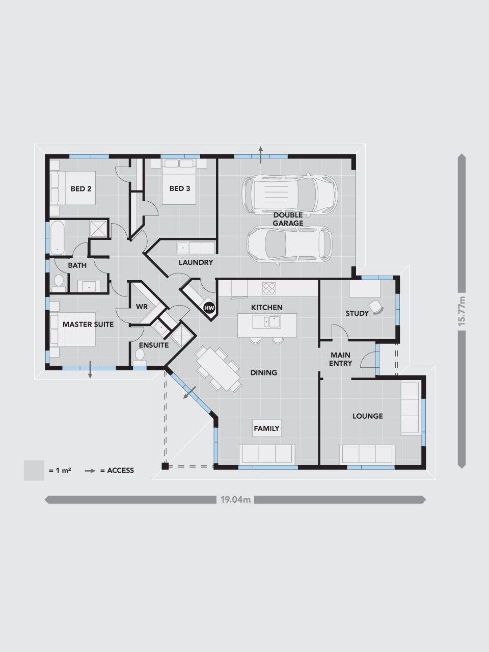 Clare floor plan