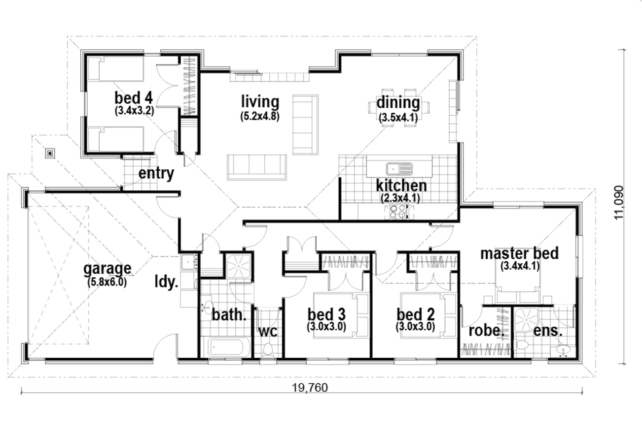 Kauri floor plan