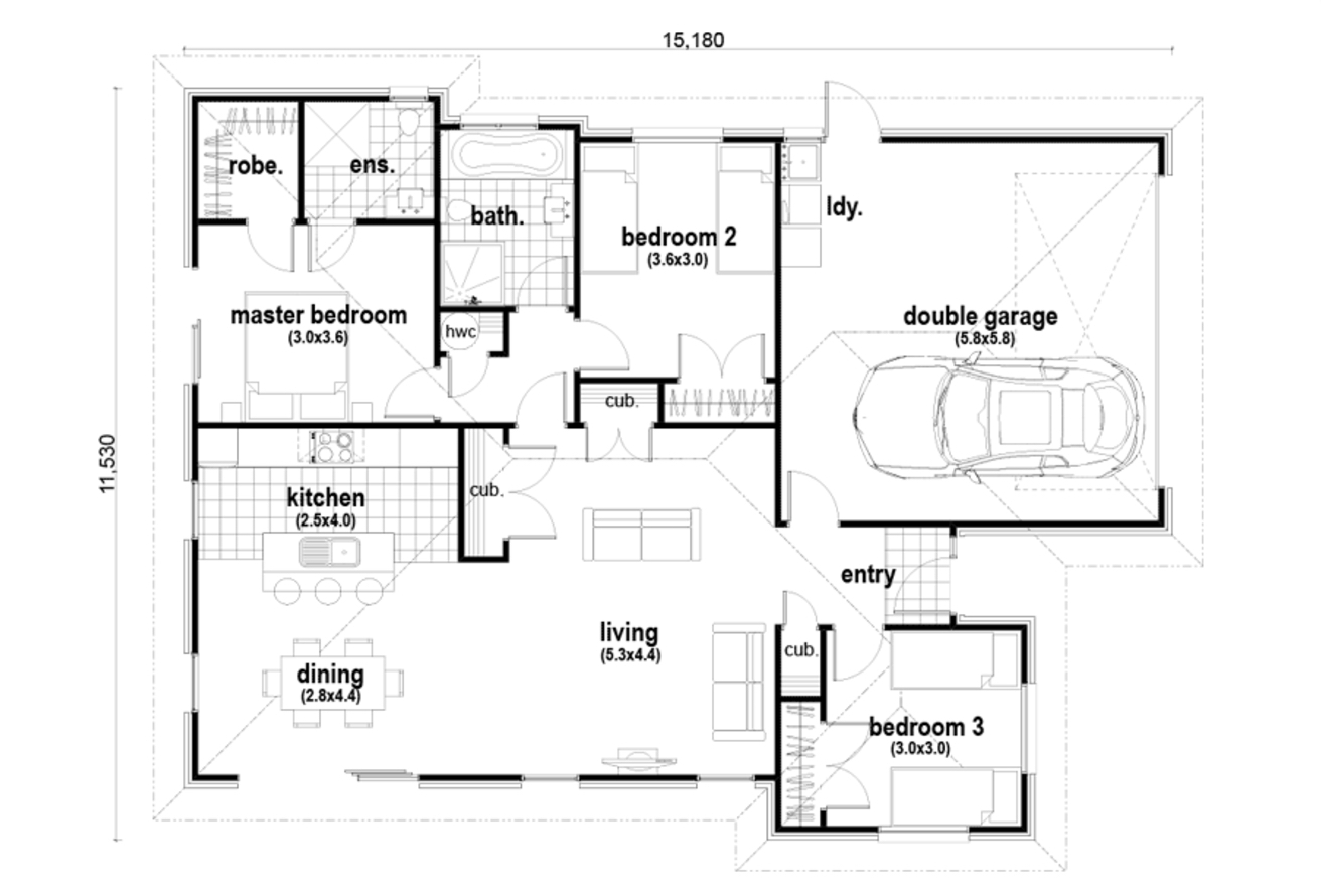 Manuka floor plan