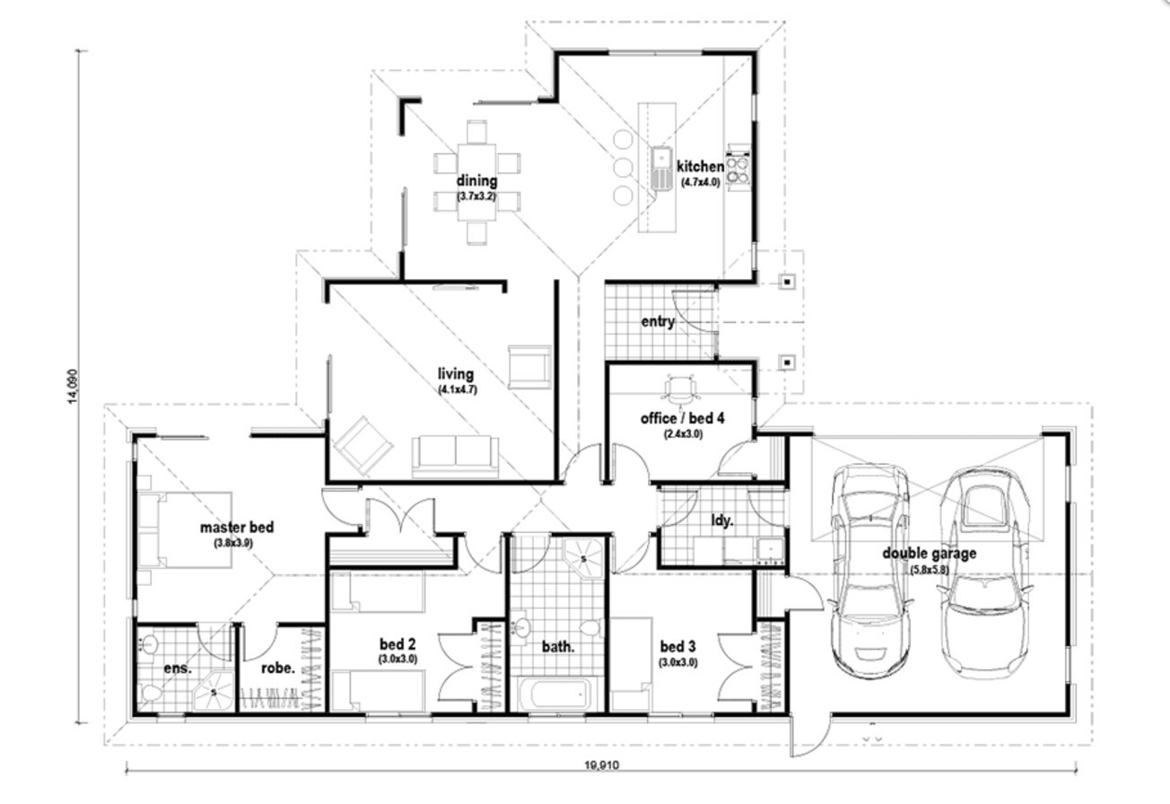 Silver Fern floor plan