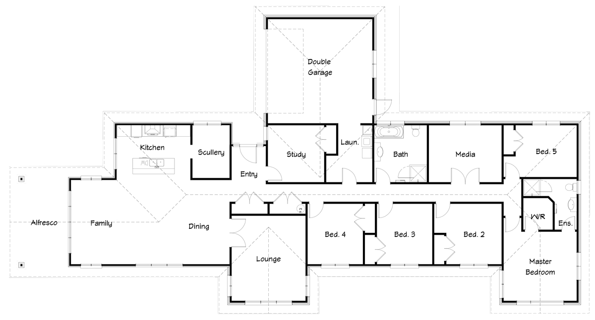 Hillside floor plan