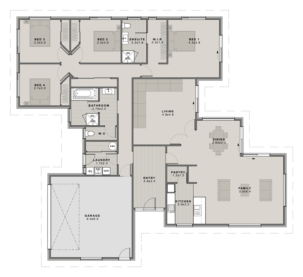 The Lansdowne floor plan