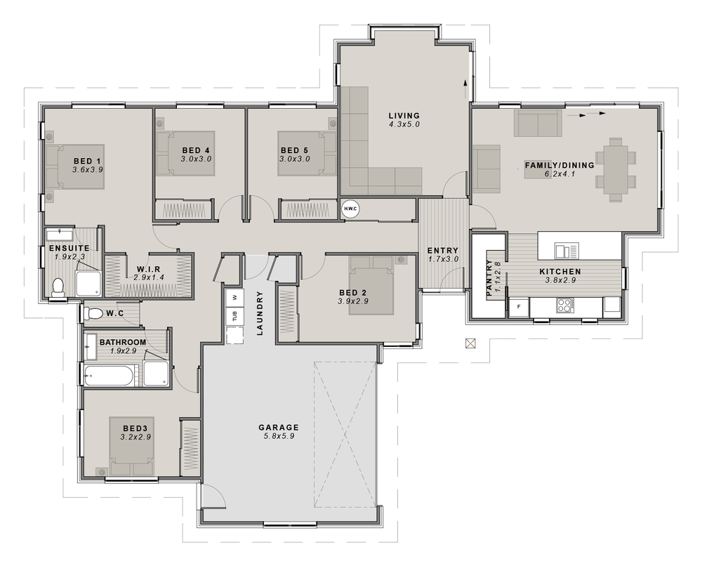 The Springfield floor plan