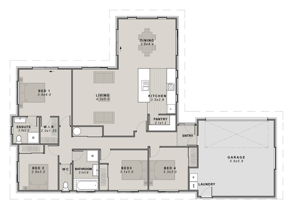 The Sumner floor plan