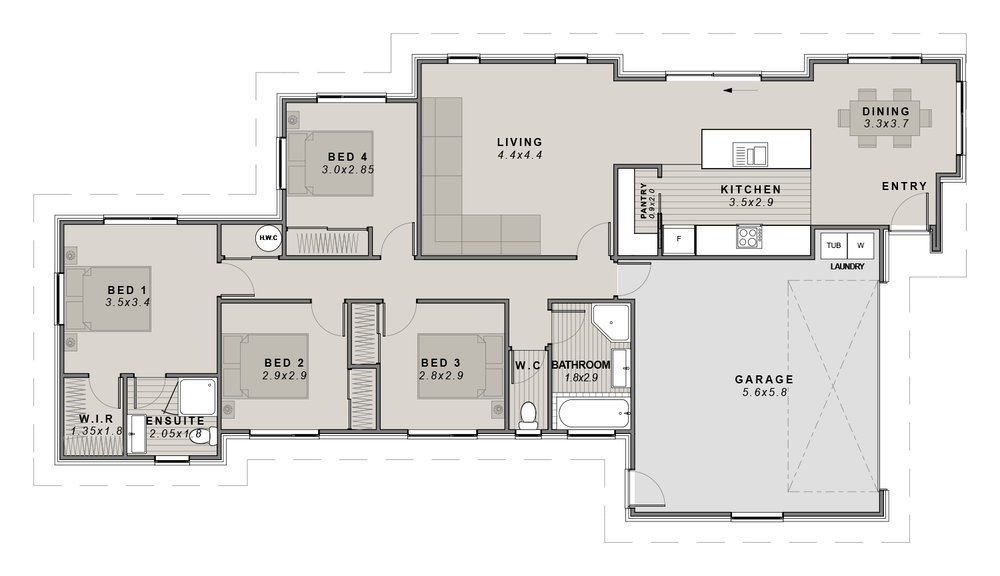 the Stonebrook floor plan