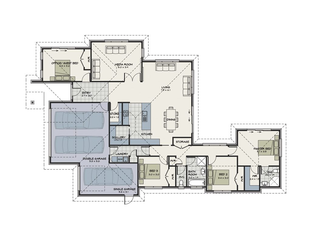 Milbrook floor plan