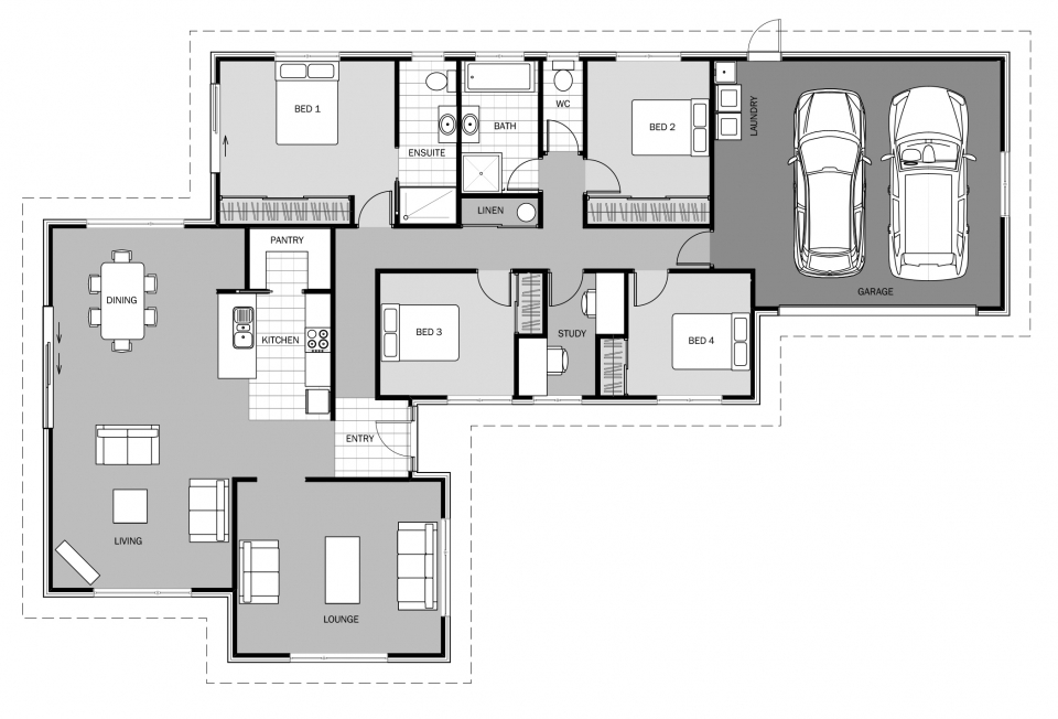 Caroline floor plan