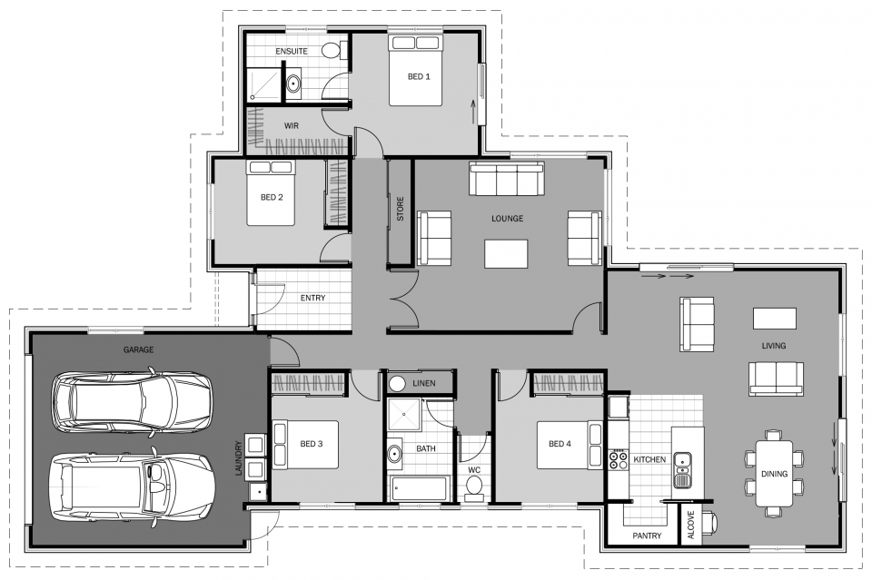 Tairua floor plan