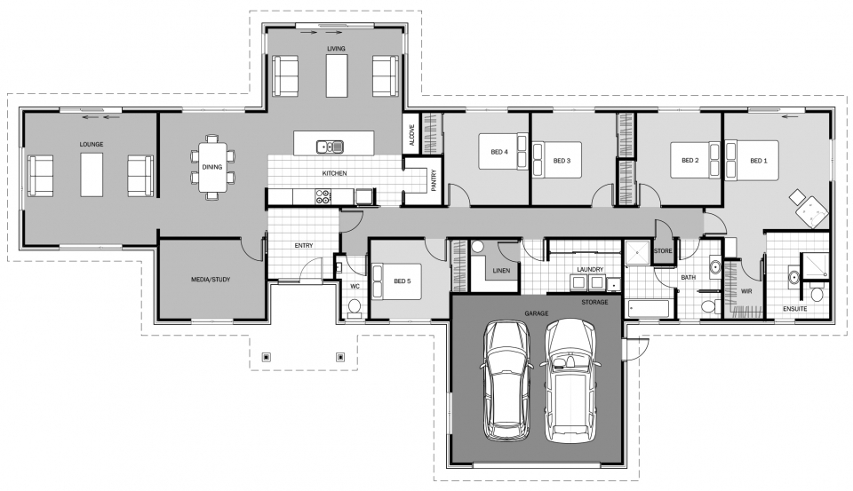 Pohutukawa floor plan