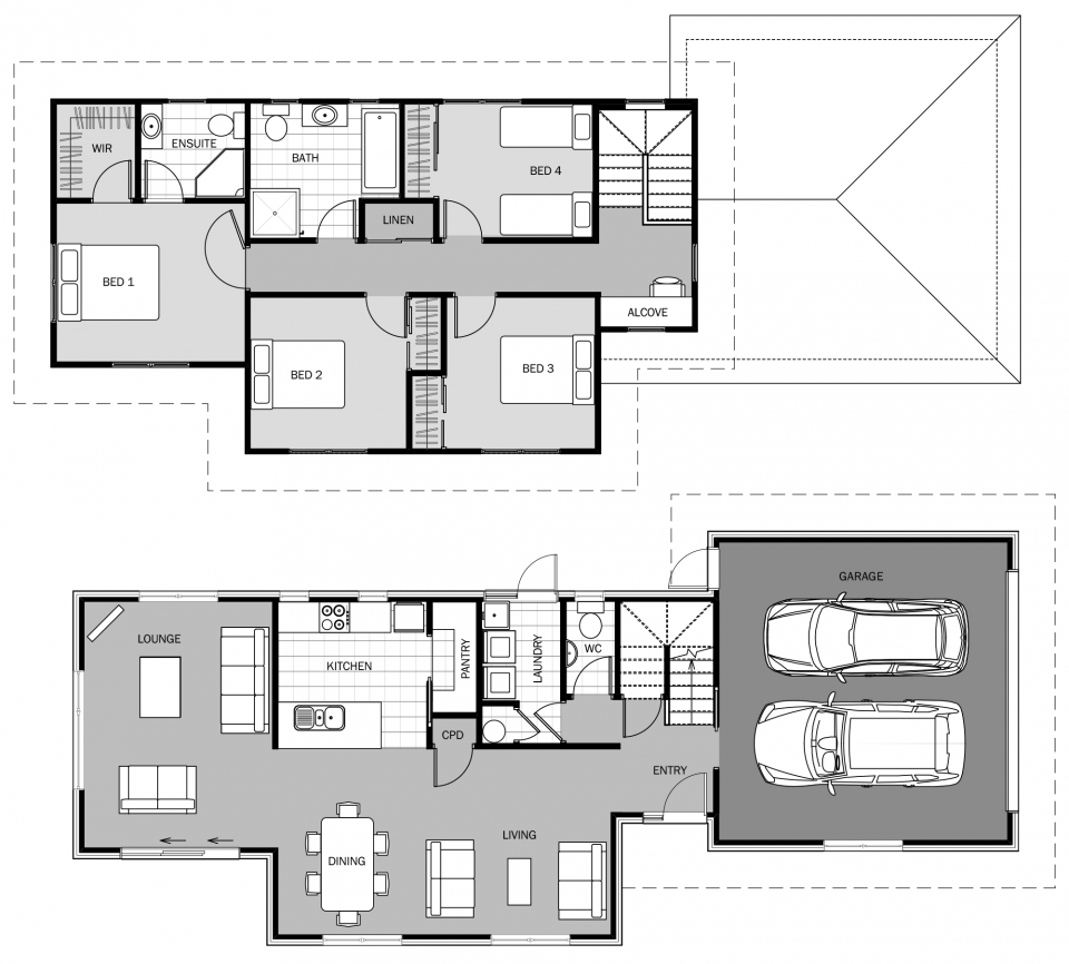 Puriri floor plan