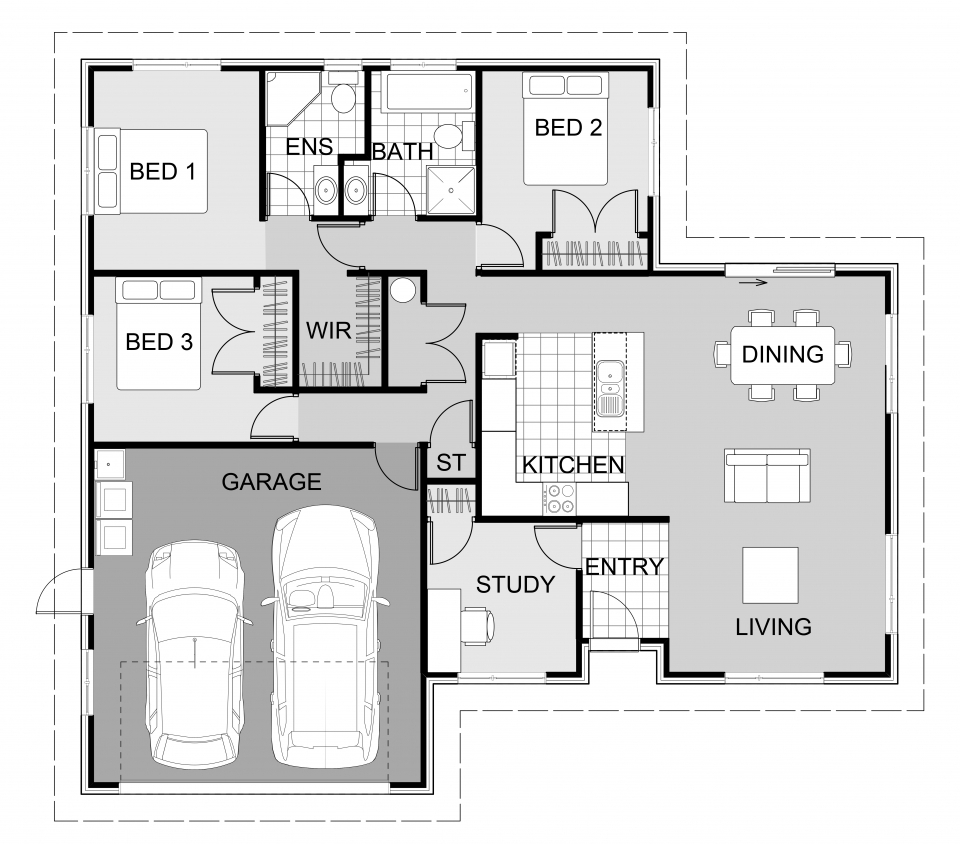 Bellbird floor plan