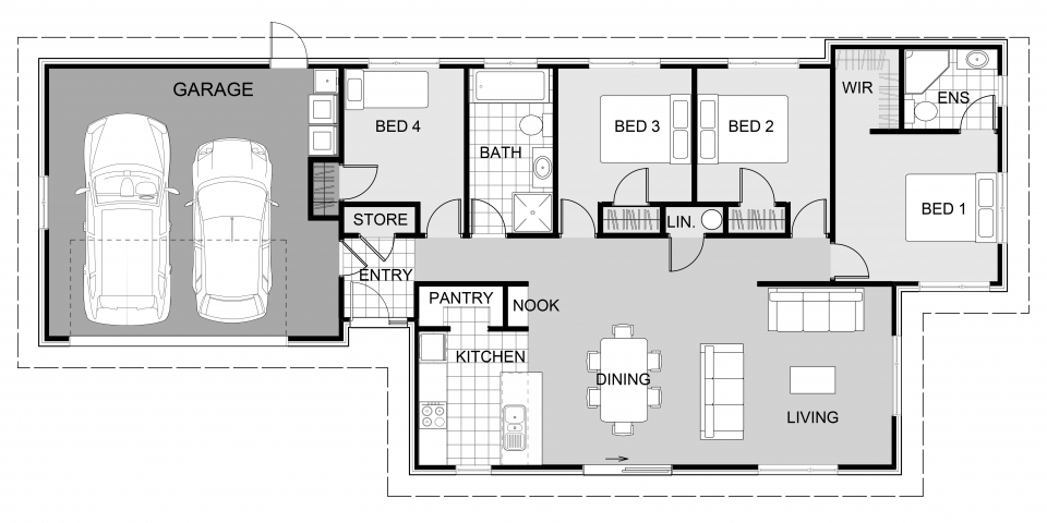 Kakariki floor plan