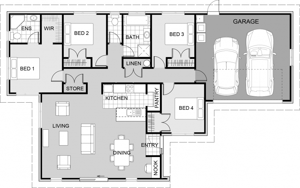 Rosella floor plan