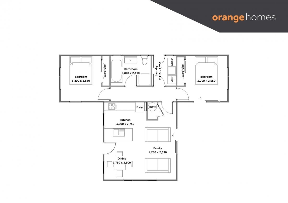 Accent floor plan