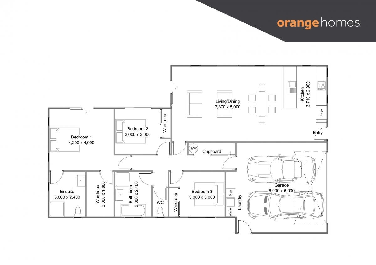 Kowhai floor plan