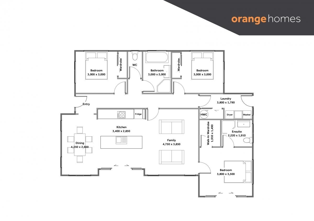 Murano floor plan