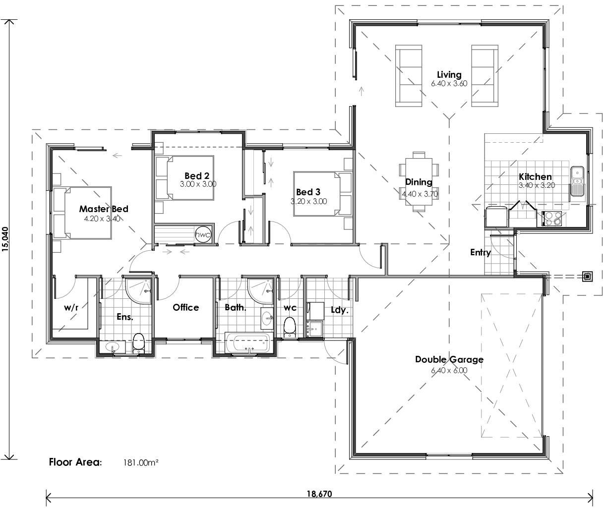 Kerikeri floor plan