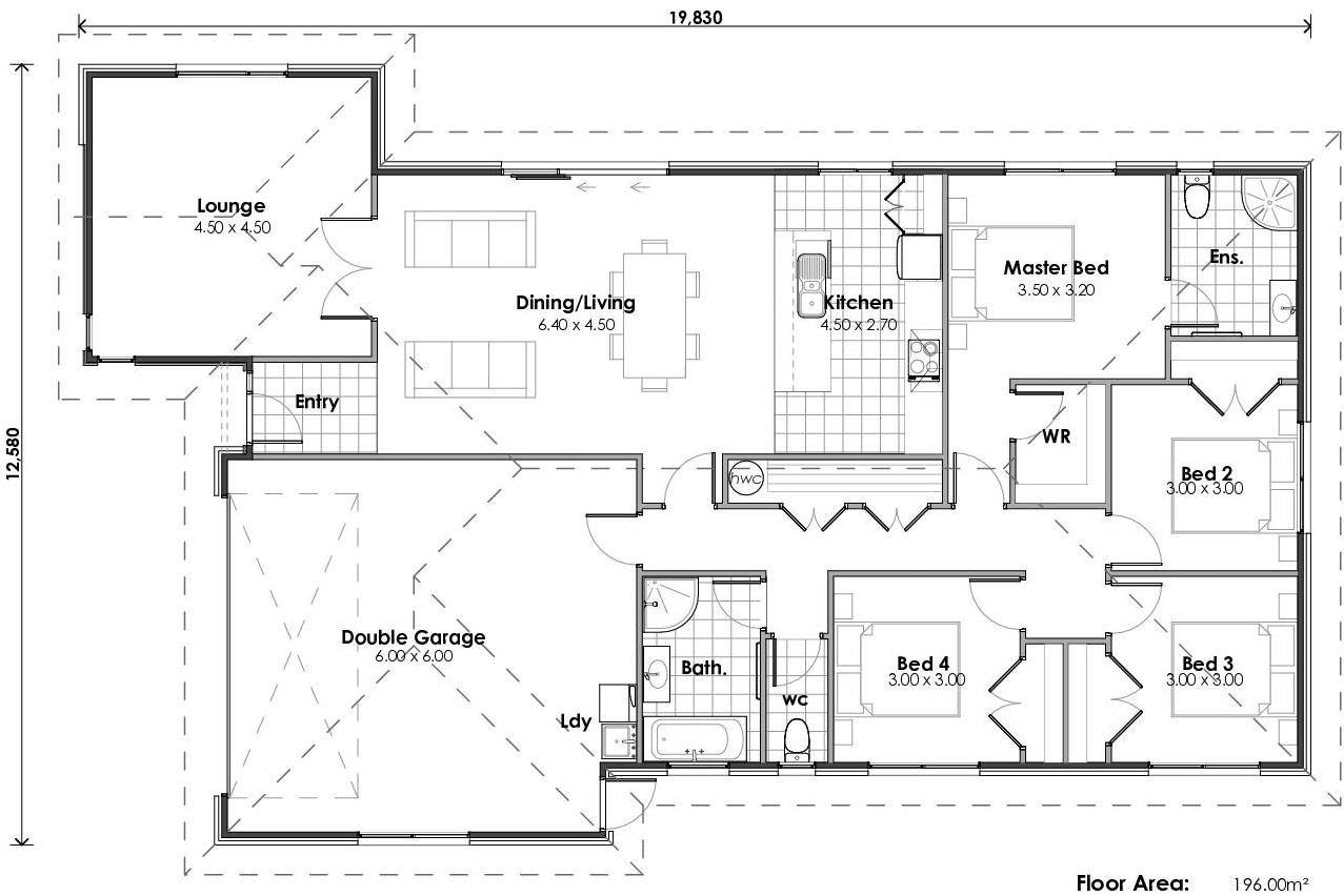 Milton floor plan