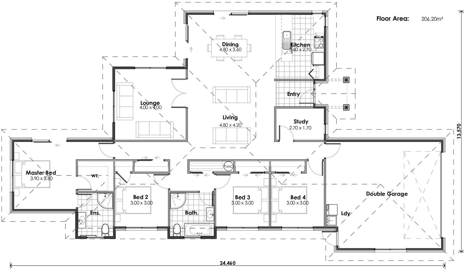 Tekapo floor plan