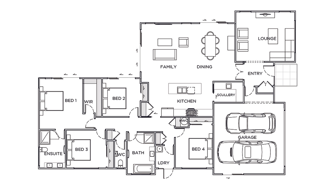 Beachlands Freestanding Home floor plan