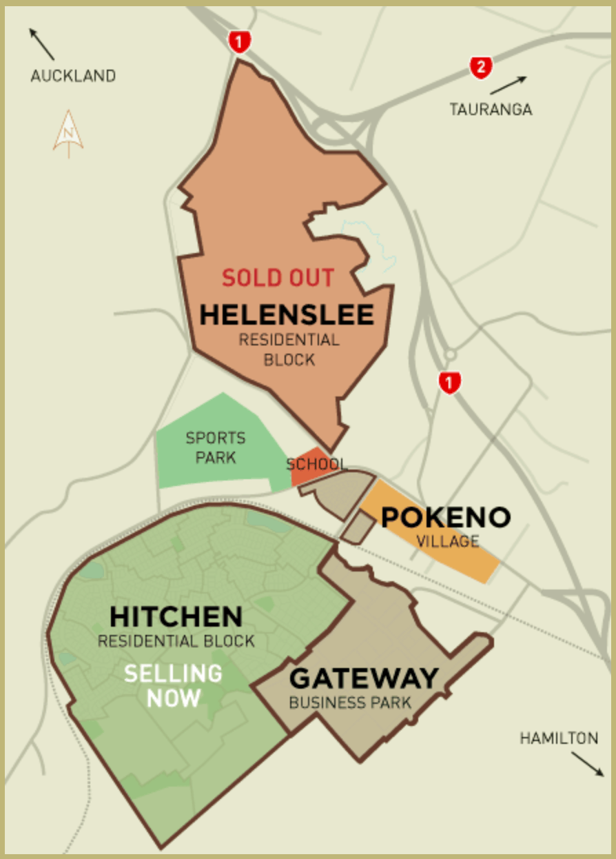 Pokeno Village Estates stages image