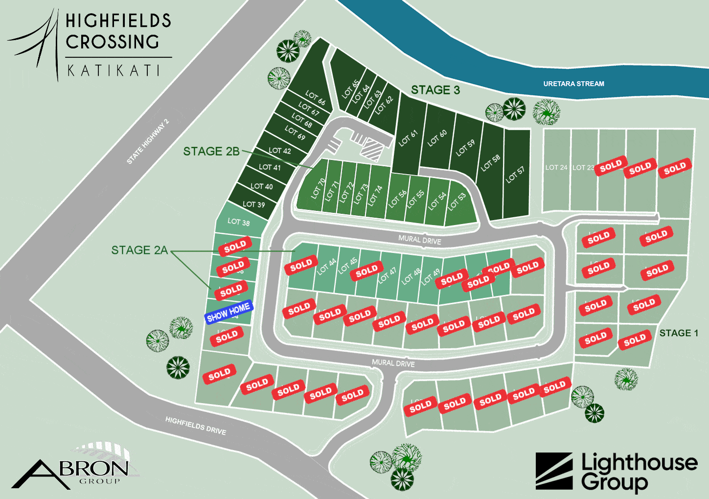 Highfields Crossing stages image