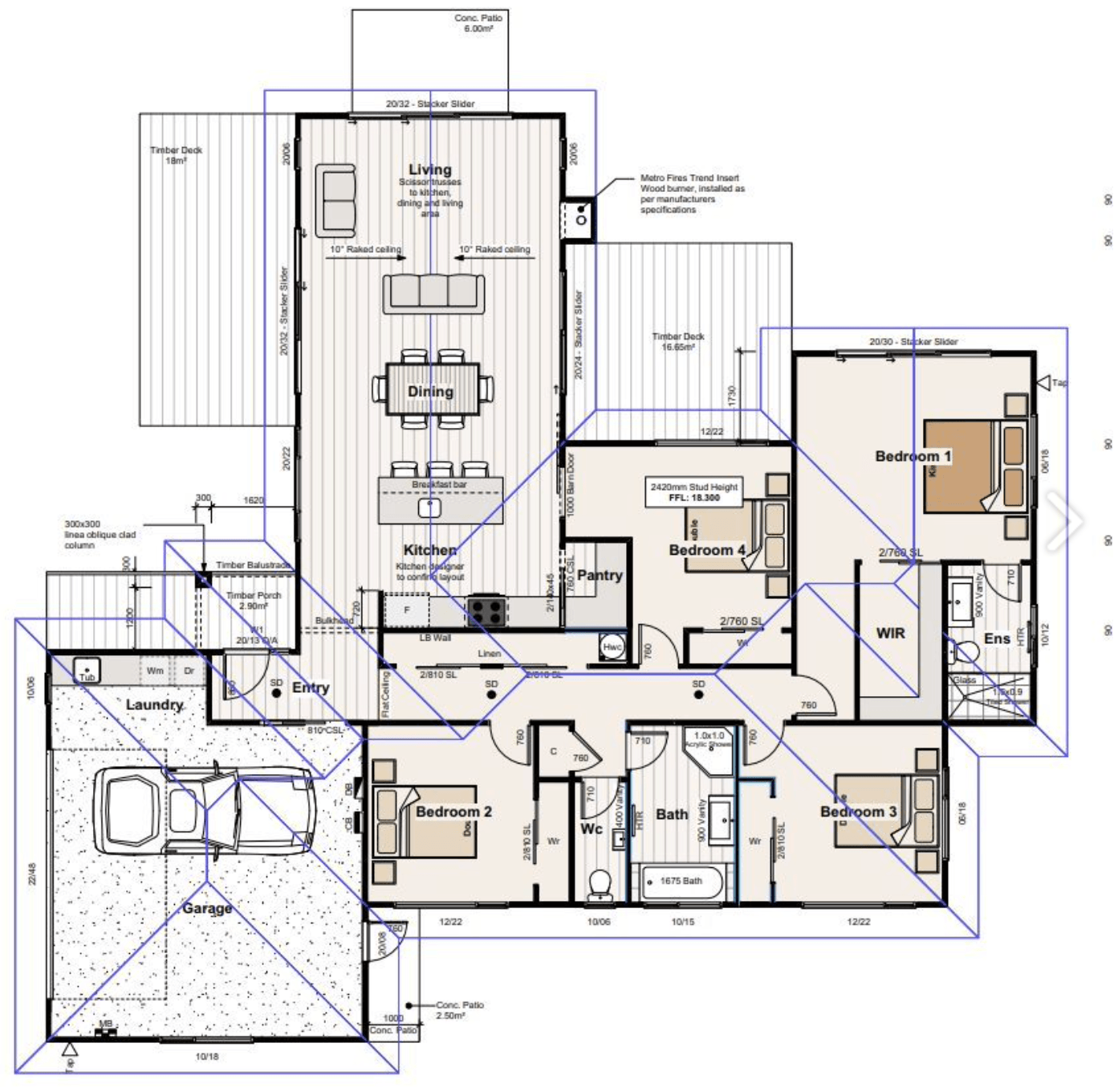 Kaukapakapa H&L Package  floor plan