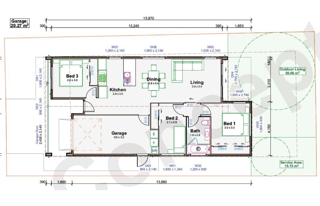 LAKE FRONT LAST ONE TURNKEY floor plan
