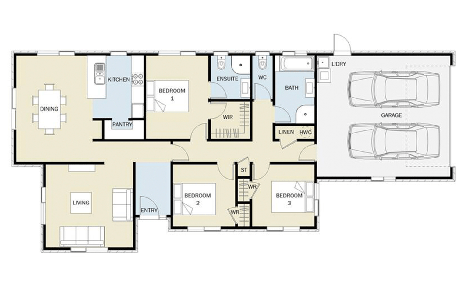 Ideal living at The James, Kamo floor plan