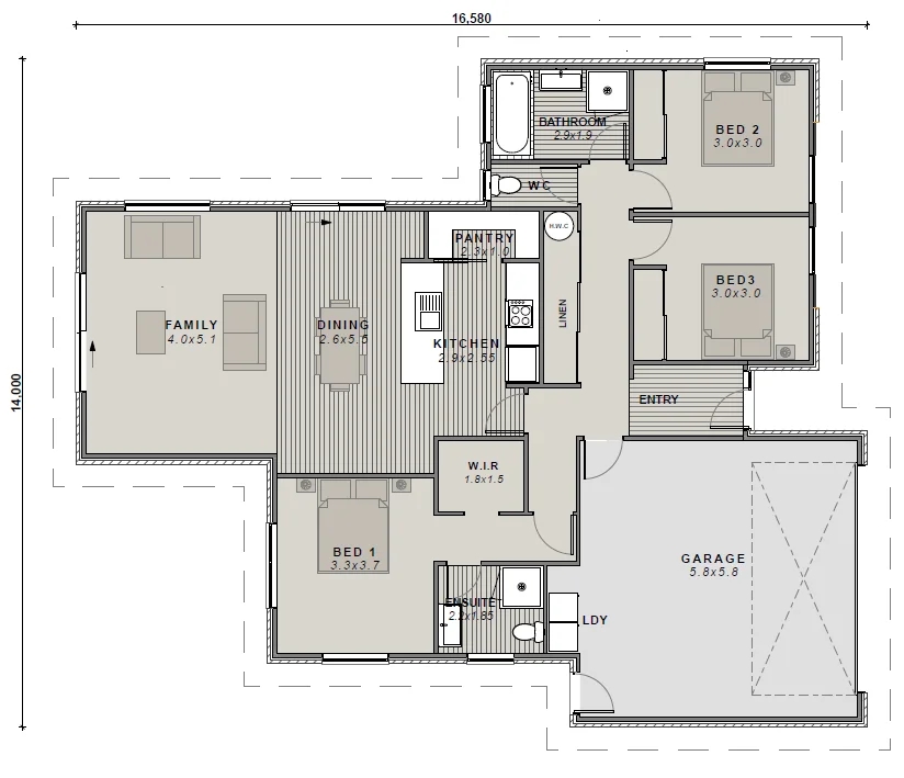 581 Springston Rolleston Road  floor plan