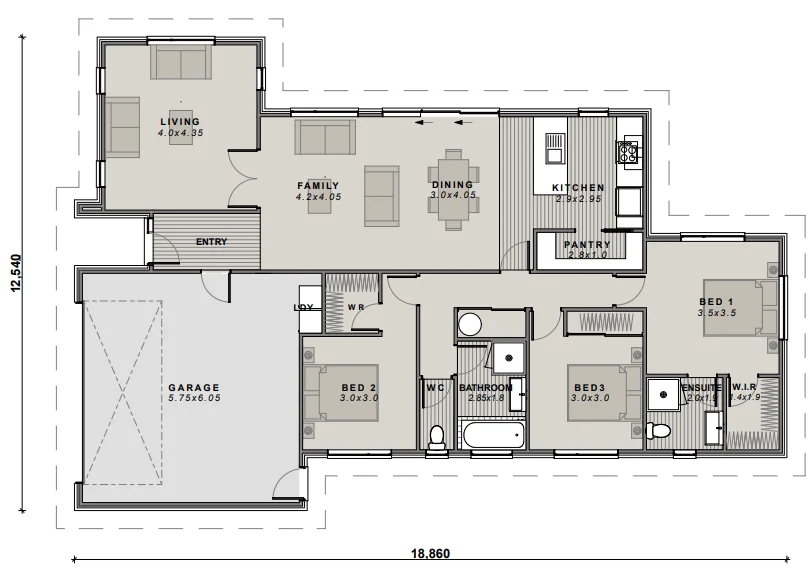 614 Springston Rolleston Road floor plan