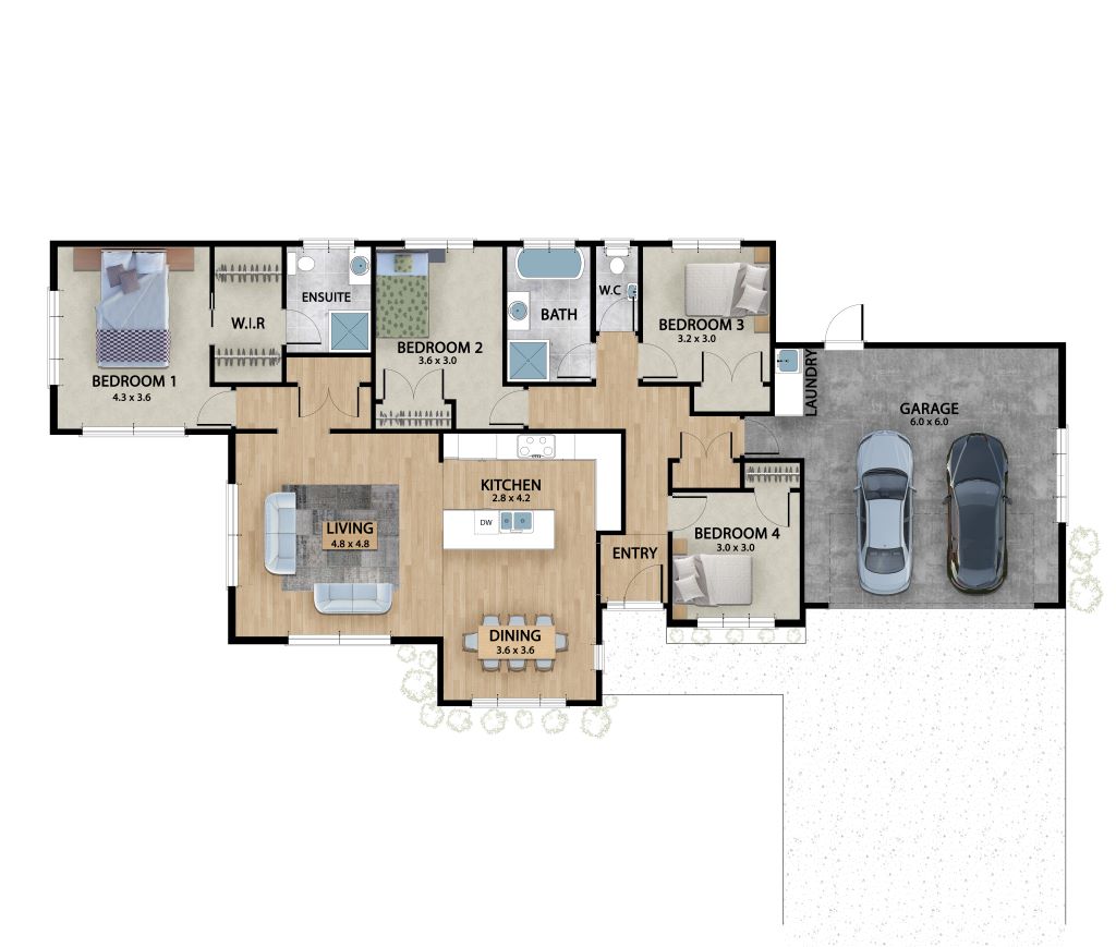 114 Bartholomew Road, Levin floor plan