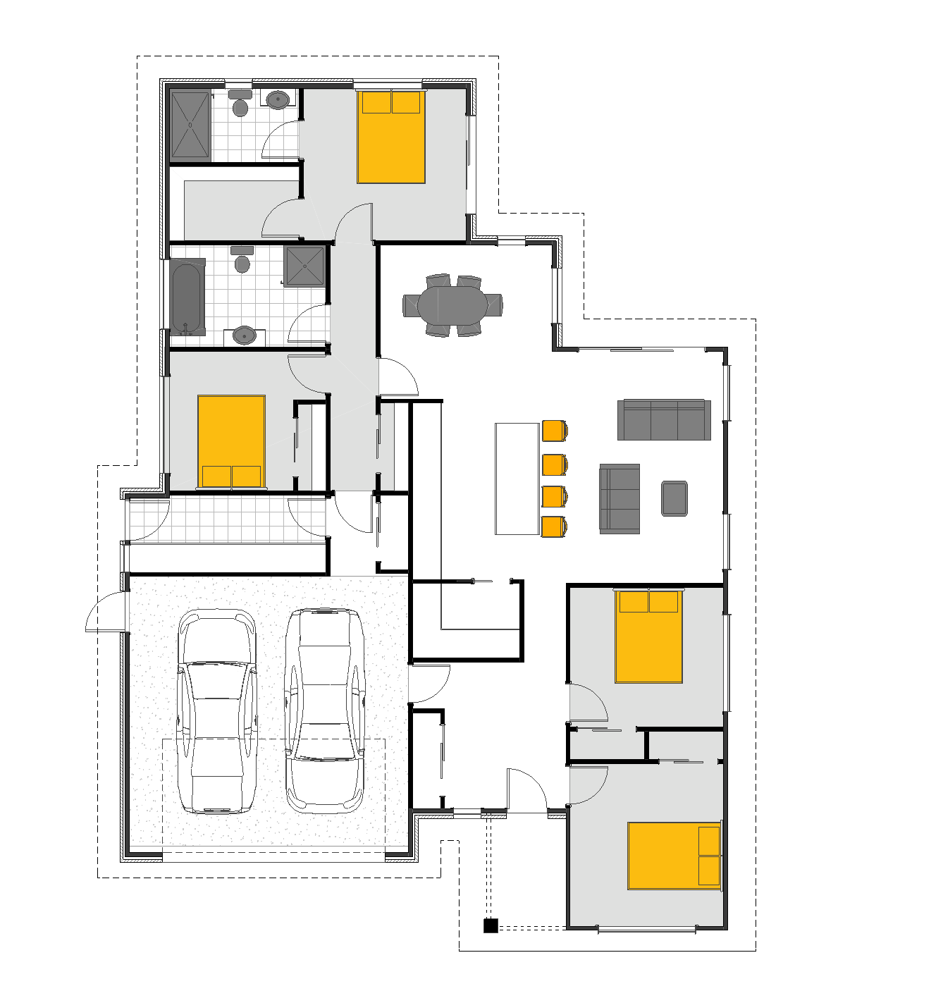 4 Bedroom, Large Section Patumahoe floor plan