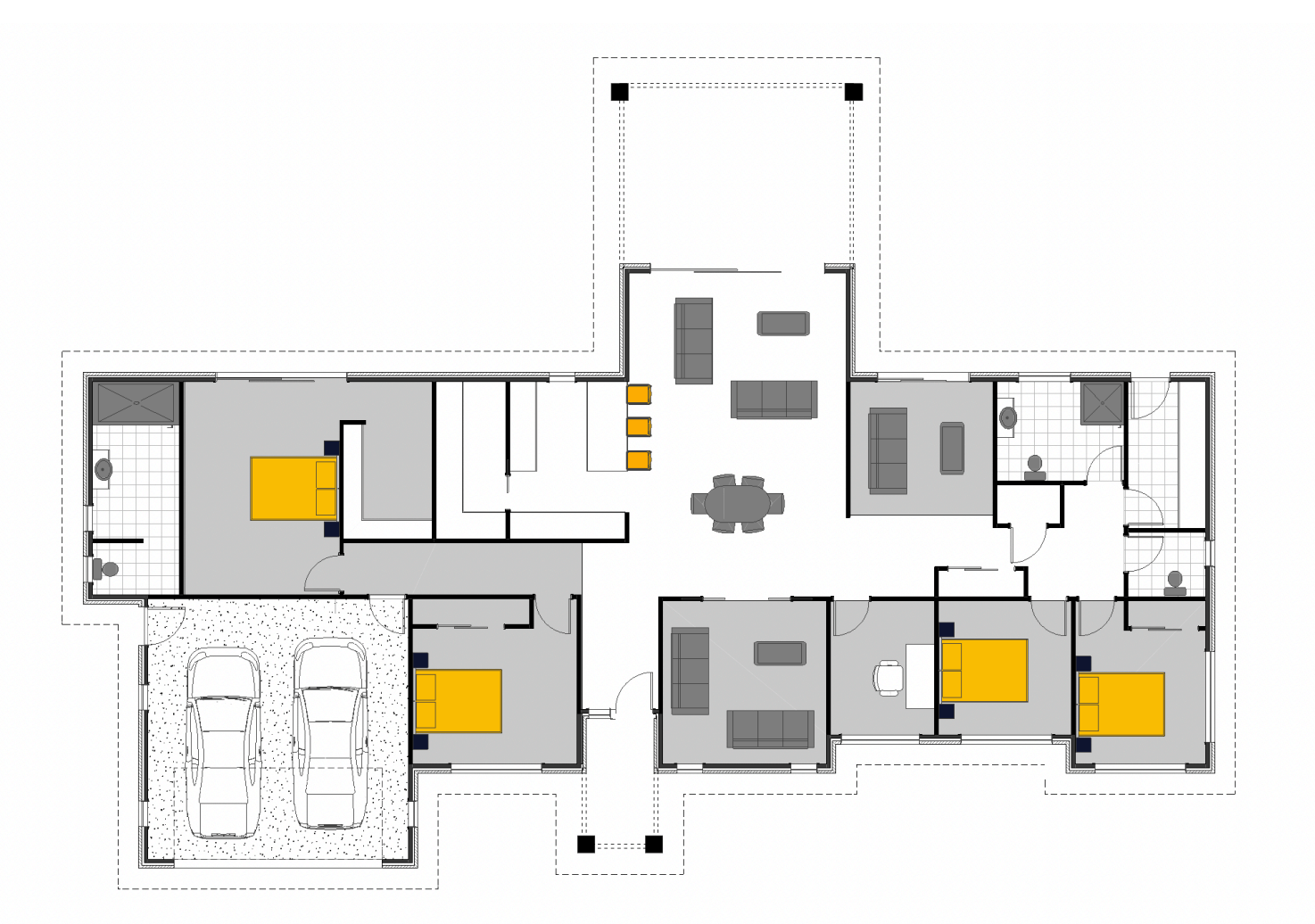 Rural Setting With Views  floor plan