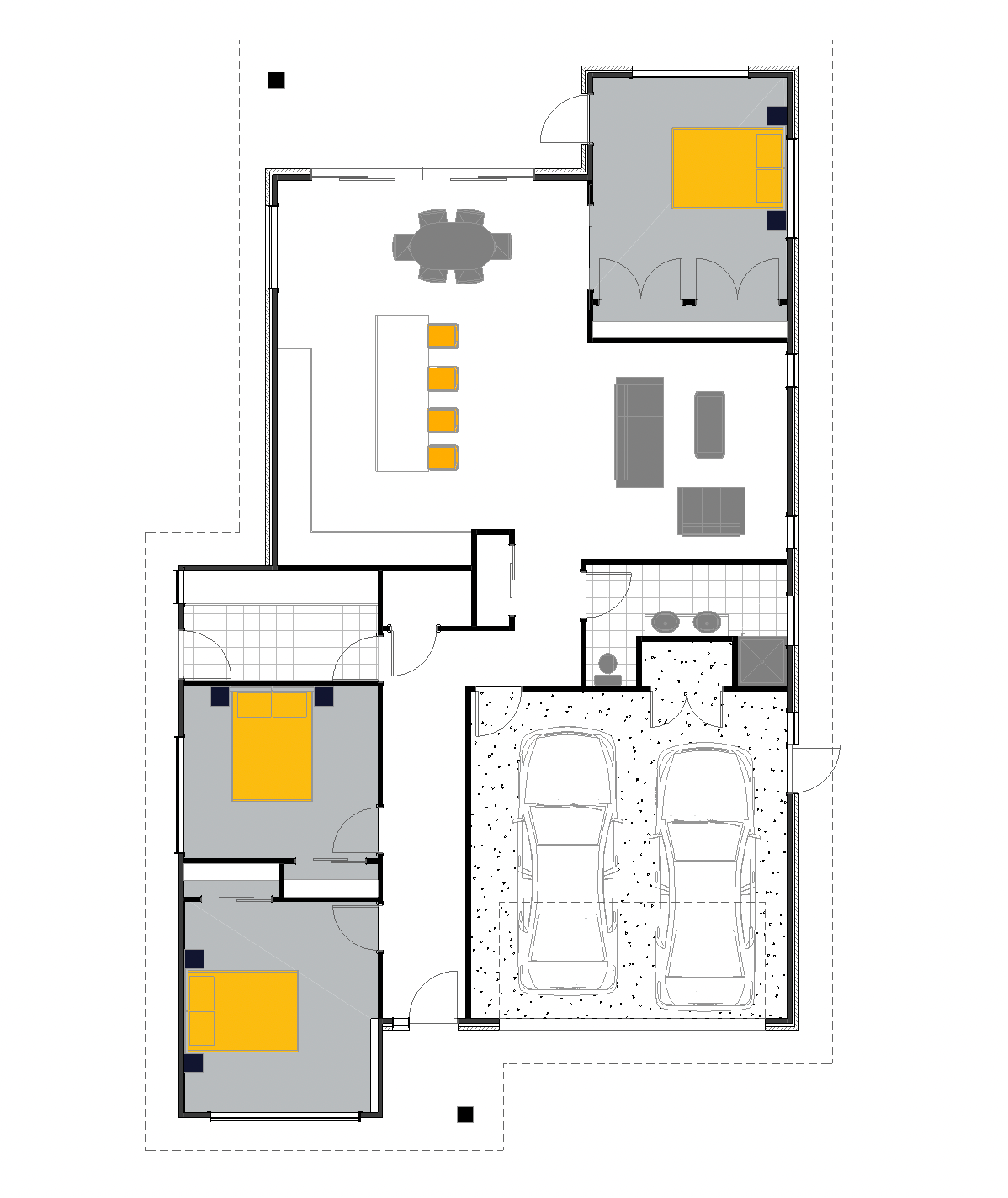 Clark Beach Living floor plan