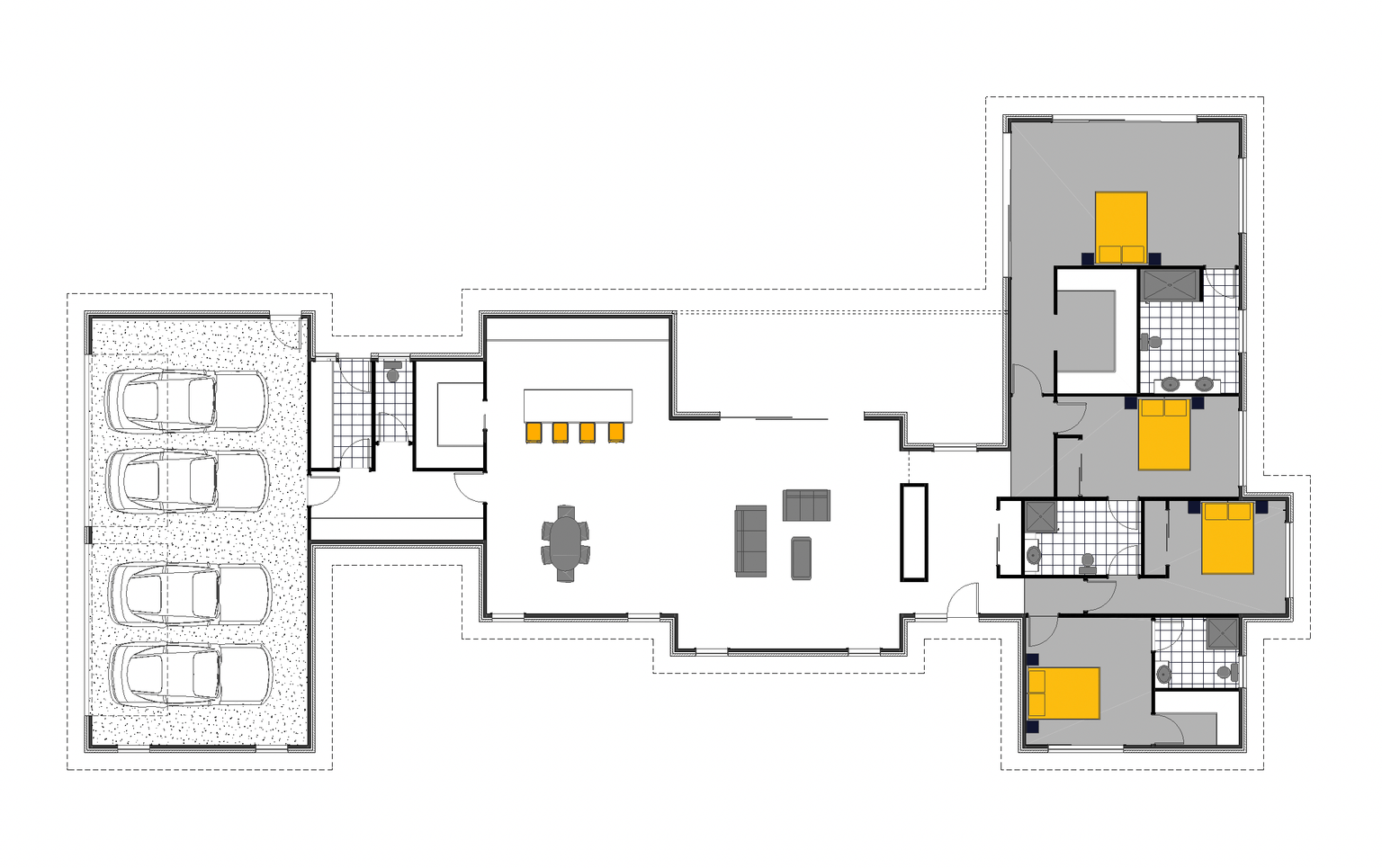 American Style Onewhero floor plan