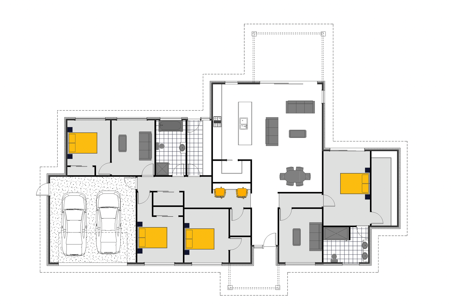 Build Large Onewhero floor plan
