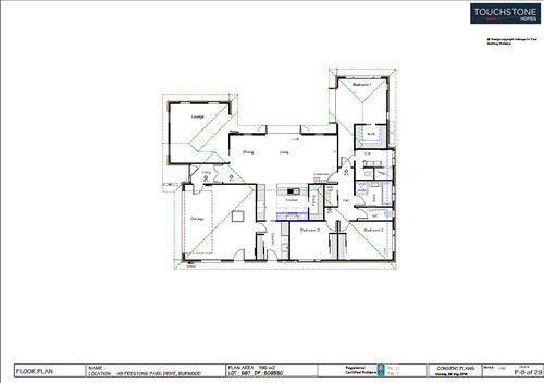 Touchstone Homes, Show Home - Prestons Park floor plan