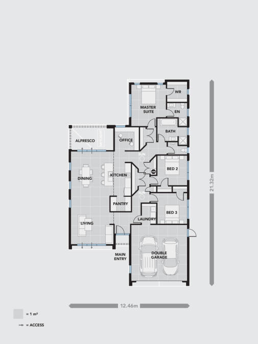 Platinum Homes, Show Home - Te Awa Fields, Hawkes Bay floor plan