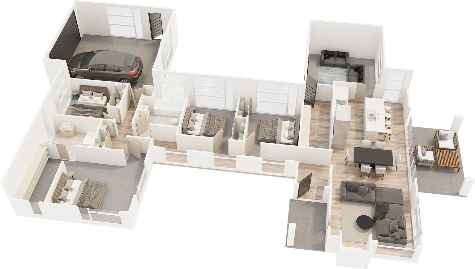 UNIQUE SUB DIVISION SEA VIEWS ARCHITECT DESIGNED floor plan