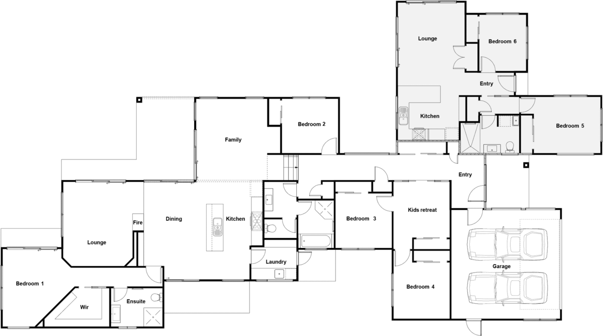 One of the few opportunities in Dairy Flat floor plan
