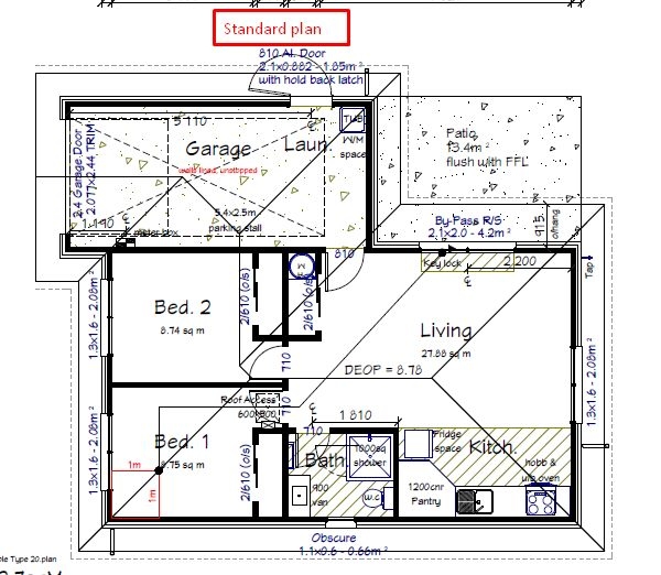 The Dunes Village (Standard) floor plan