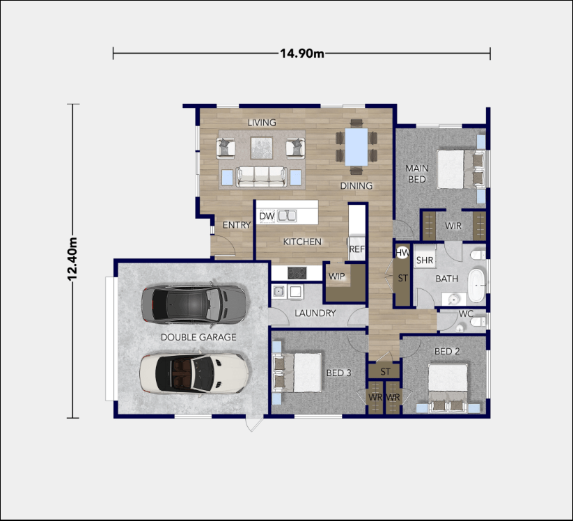 ROLLESTON floor plan