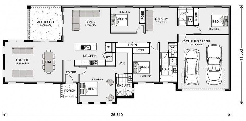Onewhero Charmer floor plan