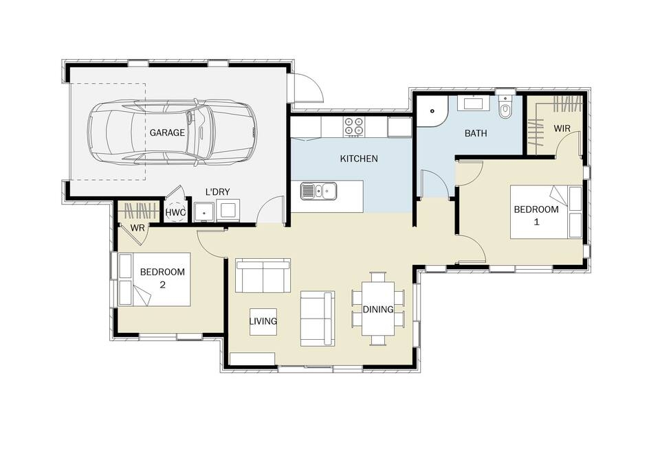 Perfect new build for first home buyers floor plan